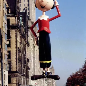Olive Oyl Balloon in Thanksgiving Day Parade Olive Oyl Balloon in Thanksgiving Day Parade