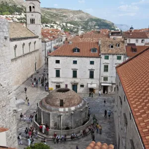 Onofrio Fountain Print, Dubrovnik Old City Onofrio Fountain Print, Dubrovnik Old City