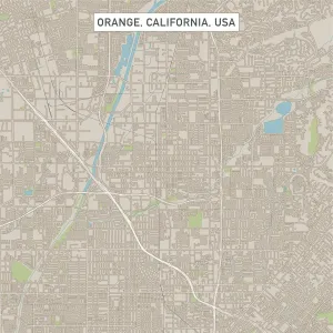Orange California US City Street Map Orange California US City Street Map
