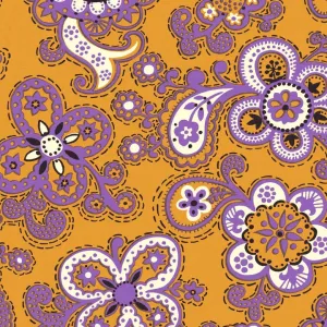 Orange Floral Pattern Orange Floral Pattern