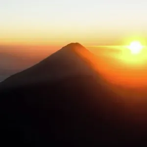 Orange sunrise at Volcano Agua Print Orange sunrise at Volcano Agua Print