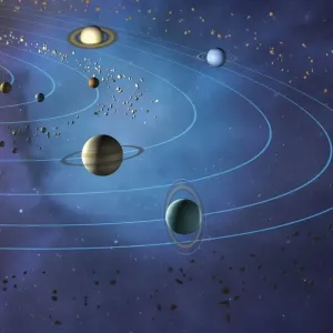 Orbits of the Solar System Print Orbits of the Solar System Print