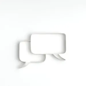 Origami Two Speech Bubbles Print Origami Two Speech Bubbles Print