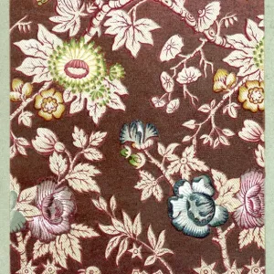 Ornamental textileBird Pattern - 17th Century
