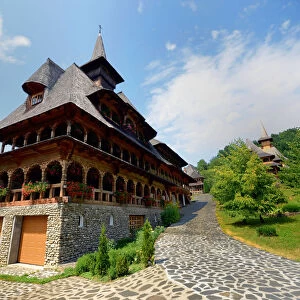 The Orthodox Barsana Monastery, Maramures, Romania