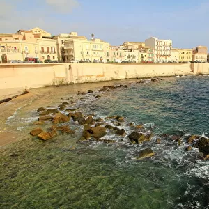 Ortygia waterfront Promenade, Siracusa, Sicily