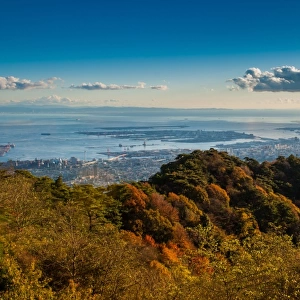 Osaka bay from Rokko mountain