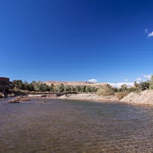 The Oued Mellah (salt river), Morocco