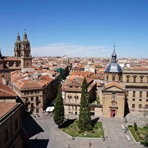 Overview City centre of Salamanca, Spain
