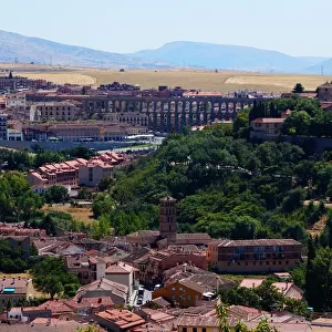 Overview Skyline of Segovia, Unesco, Spain