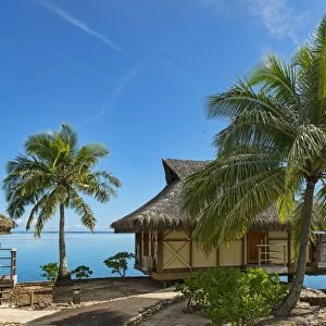 Overwater bungalow, Moorea, French Polynesia