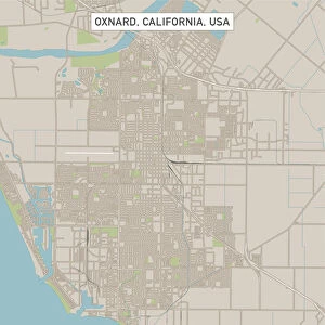 Oxnard California US City Street Map