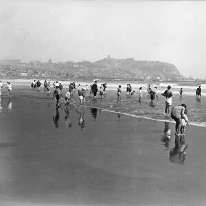 Paddling on South Sands, Scarborough