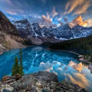 Moraine Lake Reflection Print Moraine Lake Reflection Print