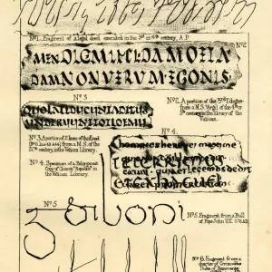 Palaeography writings in Roman from 4th century and later Palaeography writings in Roman from 4th century and later