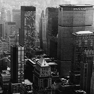 Pan Am Building And Manhattan Buildings