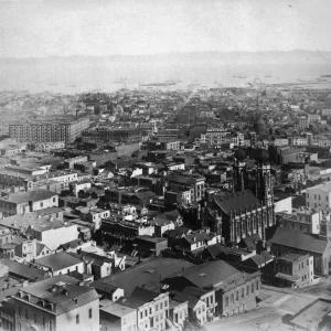 Panorama 7 of San Francisco from California Street Hill Panorama 7 of San Francisco from California Street Hill