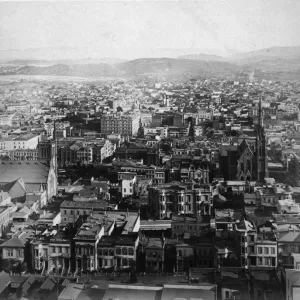 Panorama 8 of San Francisco from California Street Hill Panorama 8 of San Francisco from California Street Hill