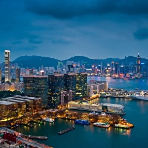Panorama of hongkong island