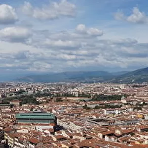 Panorama over the Old City of Florence, Italy