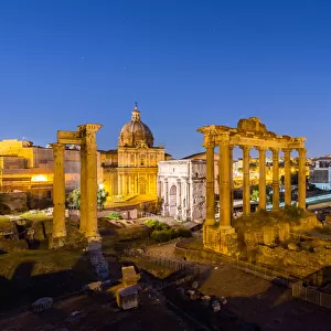 Panorama of Roman forum