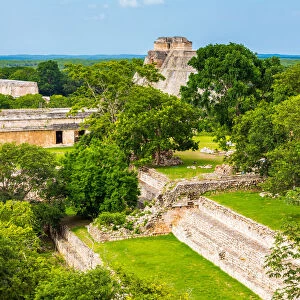 Panorama over Uxmal - Mexico