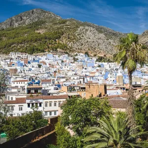 Chefchaouen Panoramic Print Chefchaouen Panoramic Print
