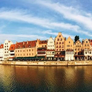 Panoramic view of Gdansk, Poland