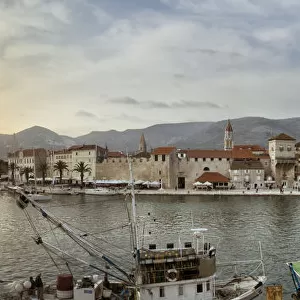 Panoramic view of Historic City of Trogir, Croatia