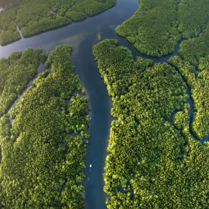 Panoramic view of Phang nga bay