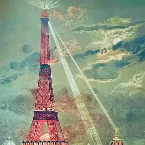 Paris 1889, Lightning for the Eiffel Tower for the Exposition Universelle