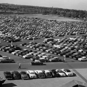 Full parking lot Full parking lot