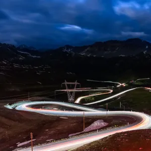 Passo dello Stelvio at Night