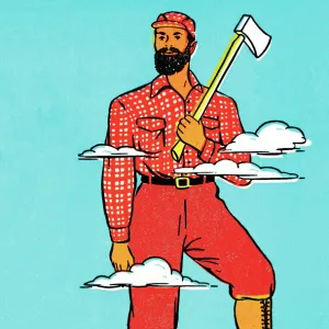 Paul Bunyan the Mythical Giant Lumberjack