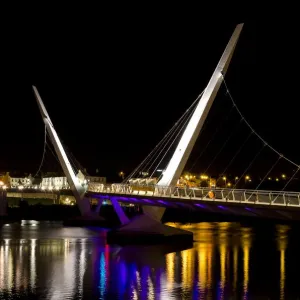 Peace Bridge at Night Print Peace Bridge at Night Print