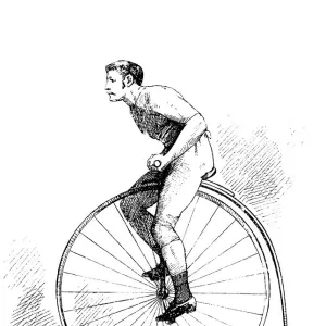 Penny farthing bicycle - first exercise