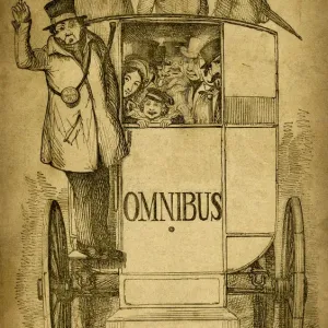 Horse-Drawn Omnibus Print Horse-Drawn Omnibus Print