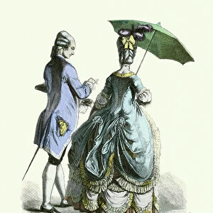 Period costumes of late 18th Century, Noble couple