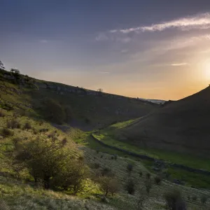 Peters Stone sunrise, English Peak District. UK