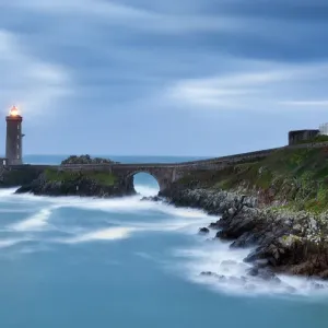 Faro Petit Minou en Bretaña. Faro Petit Minou en Bretaña.