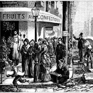 Philadelphia Centennial Festival Street Scene, 1876, Illustrated London News