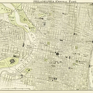 Philadelphia map 1885