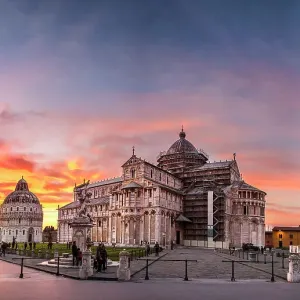Piazza dei Miracoli Print with Leaning Tower of Pisa Piazza dei Miracoli Print with Leaning Tower of Pisa
