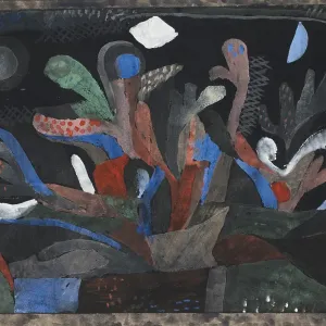 Picture of a garden in dark colours (Dunkelbuntes Gartenbild), 1923 Picture of a garden in dark colours (Dunkelbuntes Gartenbild), 1923