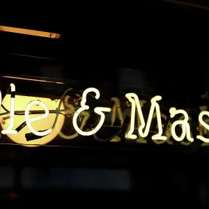 Pie and Mash Neon Sign Pie and Mash Neon Sign