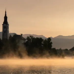 Pilgrimage Church of the Assumption of Maria in Lake Bled Pilgrimage Church of the Assumption of Maria in Lake Bled