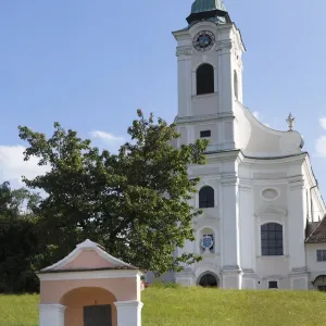 Pilgrimage Church of Maria Langegg, Dunkelsteinerwald, Wachau, Mostviertel, Lower Austria, Austria, Europe Pilgrimage Church of Maria Langegg, Dunkelsteinerwald, Wachau, Mostviertel, Lower Austria, Austria, Europe