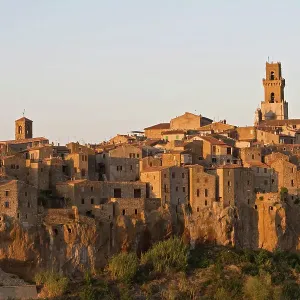 Pitigliano a old city on a Tuff rock, Tuscany, Italy, Europe Pitigliano a old city on a Tuff rock, Tuscany, Italy, Europe