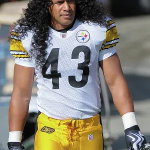 Troy Polamalu Print, 2009 Los Angeles Commercial Filming Troy Polamalu Print, 2009 Los Angeles Commercial Filming