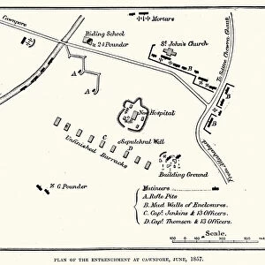 Plan of the Entrenchment at Cawnpore